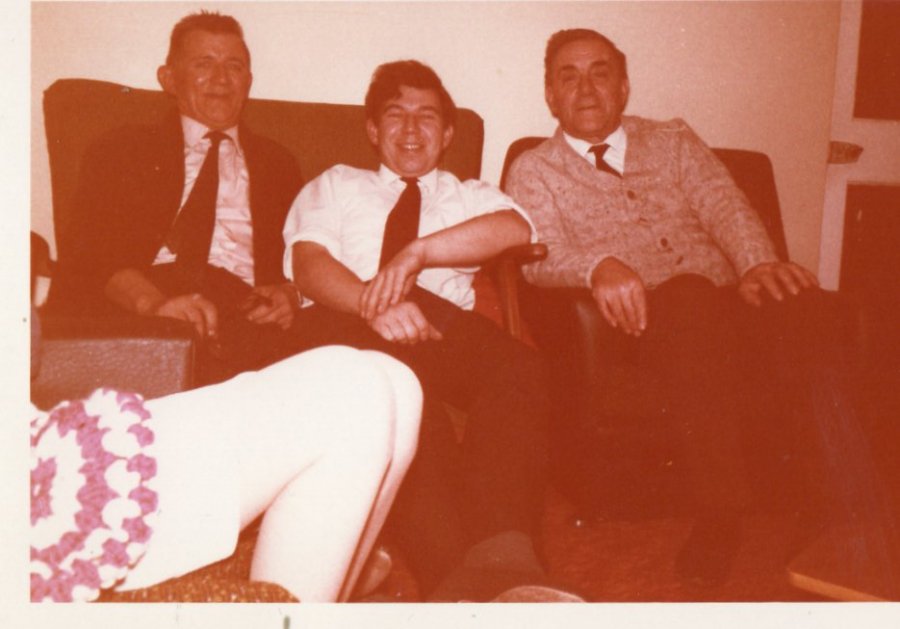 John Edward, John, George James, 9 Broadmead, Exmouth, 1972, (knees of Shirley)