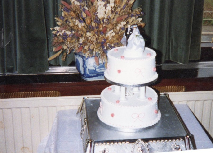 Wedding Cake of John and Pauline. 10 April 1993
