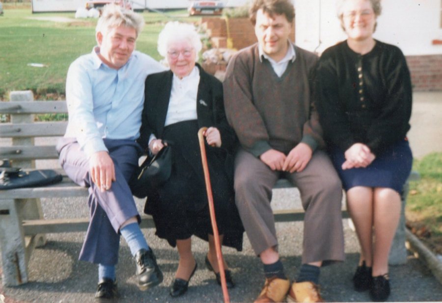 John, Doris, Malcolm and Shirley, summer 1992