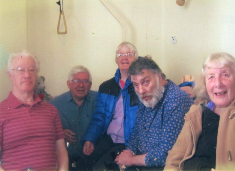 Mike, John, Shirley, Malcolm and Sylvia