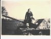 John Edward Olsen<br />on a tank