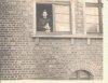 John Edward Olsen in<br />barracks with his dog