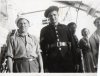 John Edward and an Egyptian policeman<br/>Port Said 10 Nov 1955<br/>Frances at far right