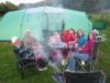 Family at camp - Reeth camp - August 2011