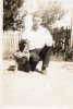 Stan Olsen with Brownie