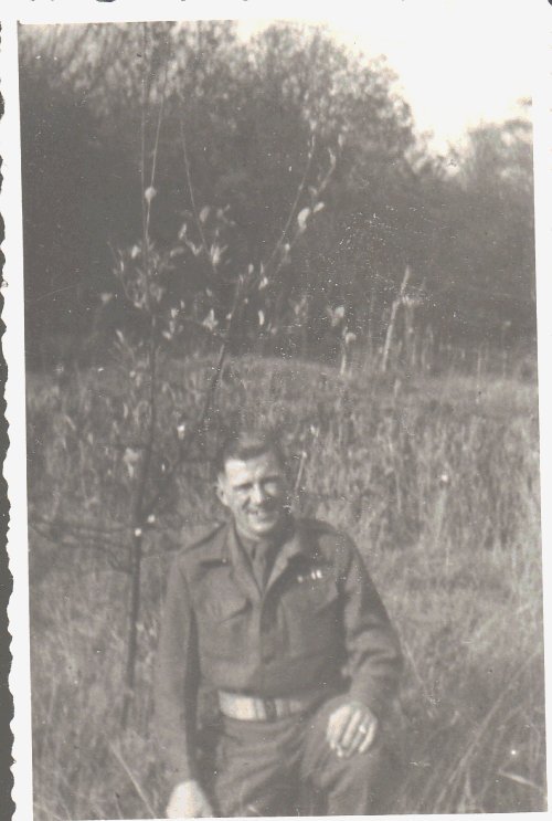 John Edward Olsen in Germany 1946 after the war.