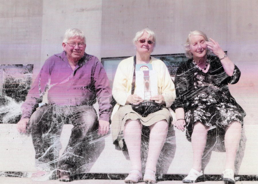 John, Shirley, Sylvia at Barbara Hepworth Museum c 2014