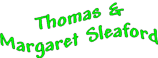 banner of Thomas Sleaford and margaret Turner