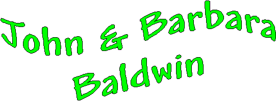 banner of John and Barbara Baldwin
