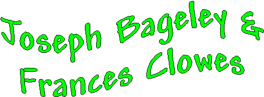 banner of Joseph Bageley and Frances Clowes