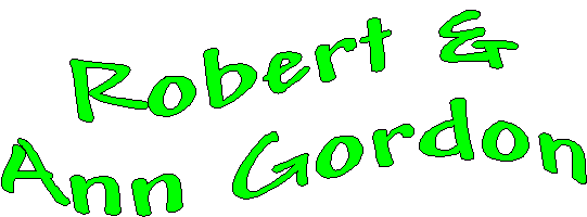 banner of Robert and Anne Gordon