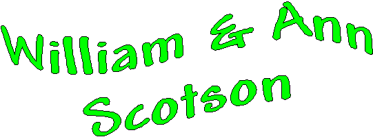 banner of William Scotson and Ann Sherwood