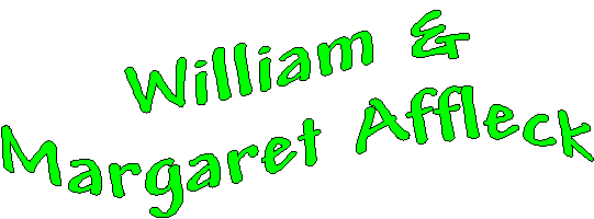 banner of William and Margaret Affleck