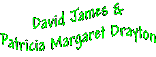 banner for David James Drayton and  Patricia Margaret Goodman.